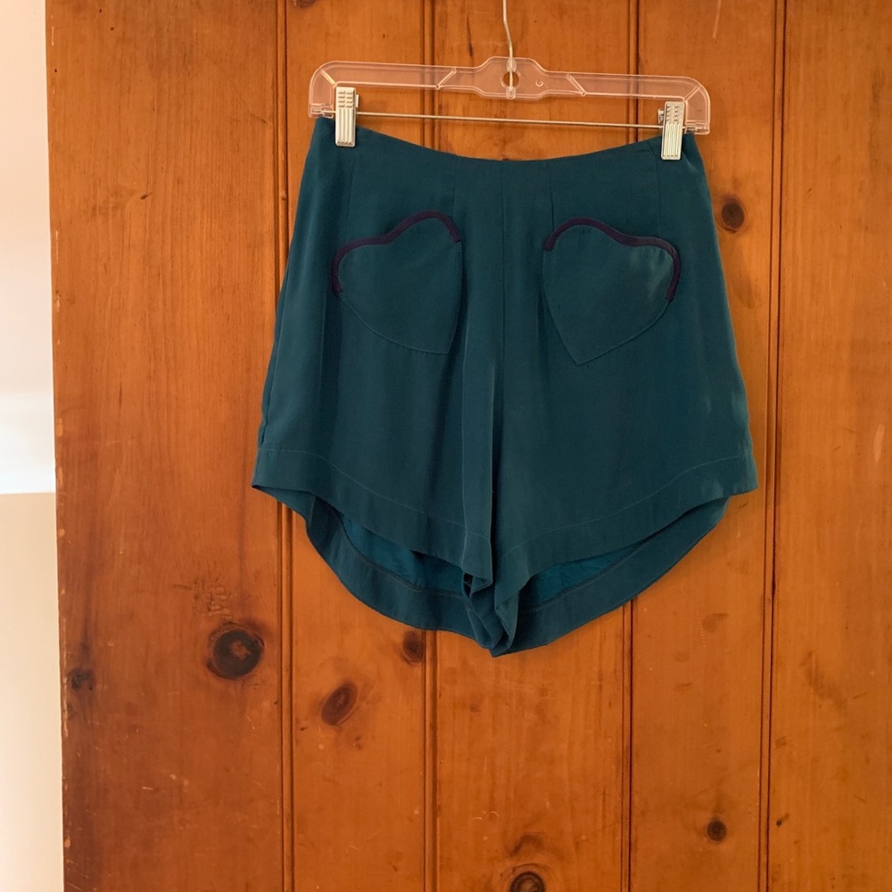 Rachel Antonoff Silk Shorts